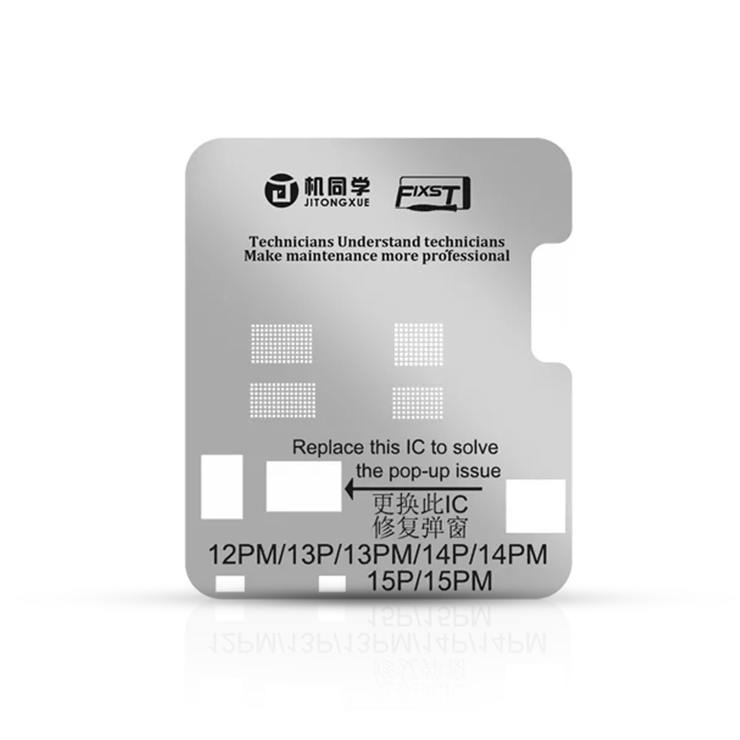 JTX Screen IC polishing & reballing stencil
for 12pm/13p/13pm/ 14p/14pm/15P/15PM