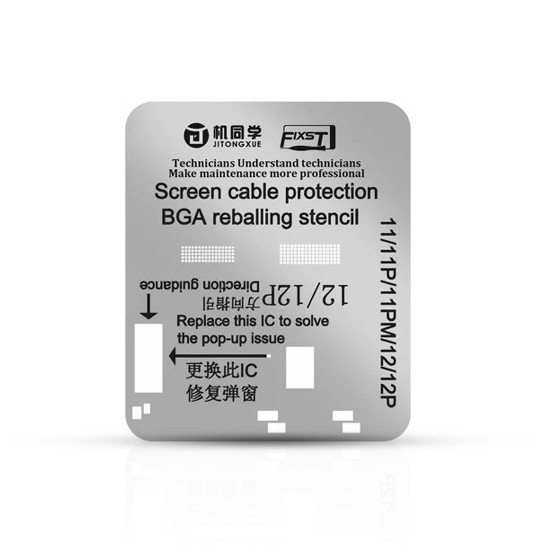 JTX Screen IC polishing & reballing stencil for 11/11P/11PM/12/12P