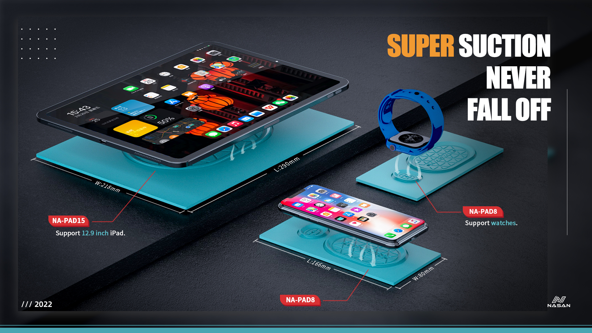 KARET MESIN PEMISAH TOUCHSCREEN NASAN NA-PAD15 ORIGINAL