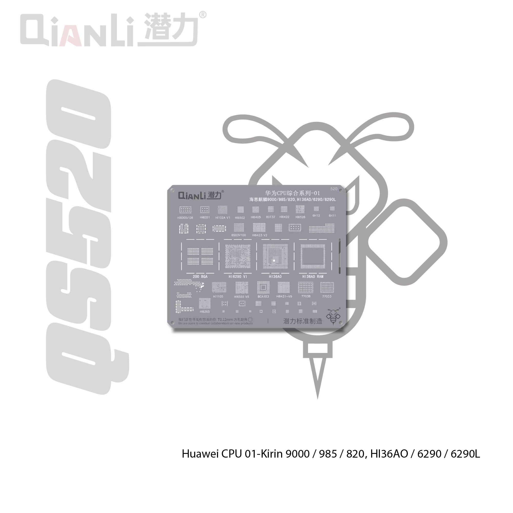 Cetakan IC Qianli Bumblebee QS520 