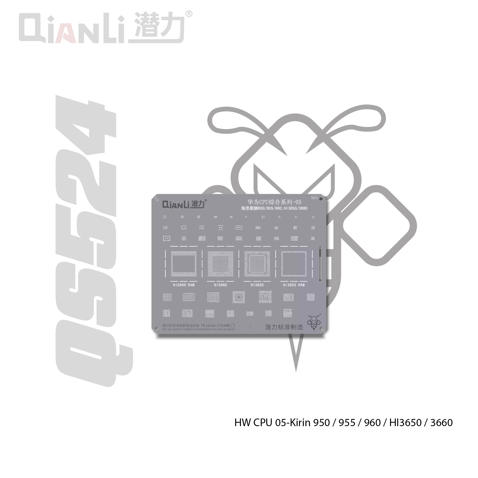 Cetakan IC Qianli Bumblebee QS524 