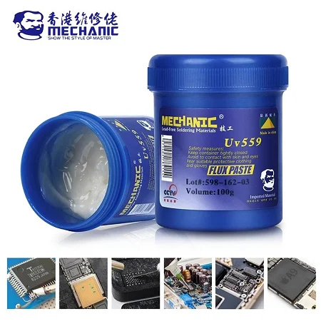 FLUX SOLDER MINYAK SOLDER PASTA SOLDER MECHANIC MEDIUM ACTIVITY 559 100GR ORIGINAL